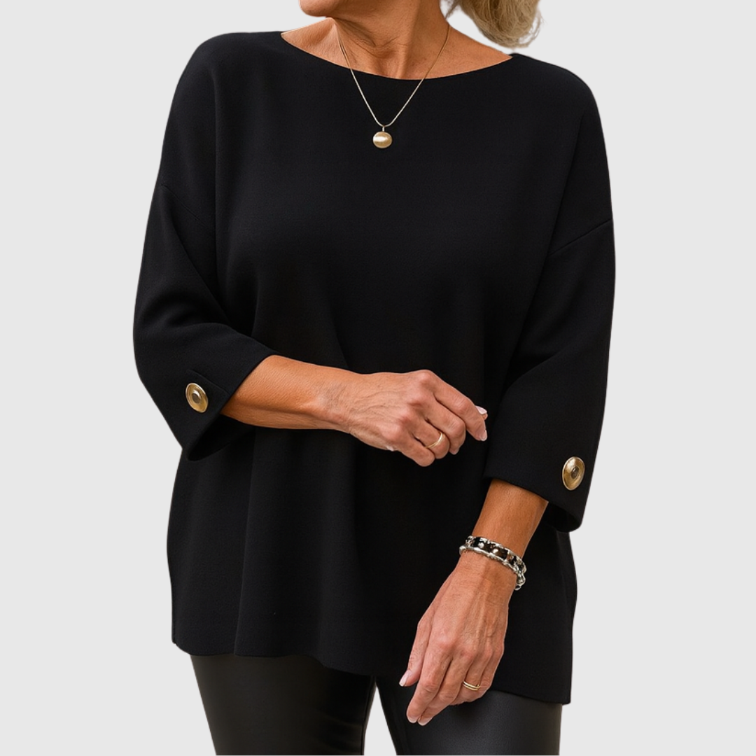 Romilly | Women's Relaxed Fit Crew Neck Sweater