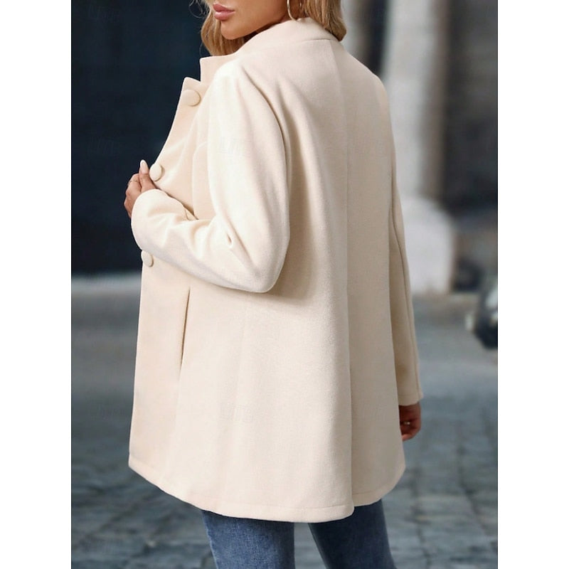 Selvaine | Women's Stand Collar Coat