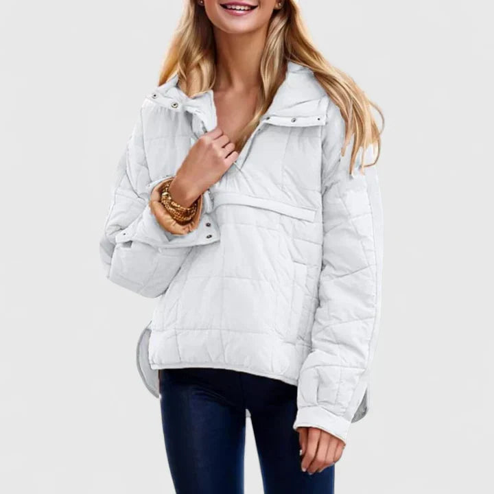 Selvine | Women's Quilted Puffer Pullover Jacket