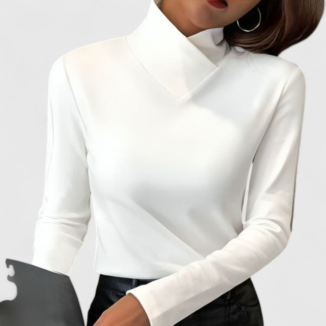 Selvorne | Women's Turtleneck Sweater Long Sleeve Top