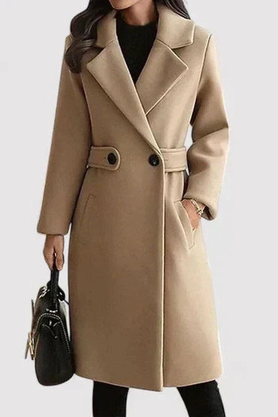 Solvane | Women's Belted Longline Winter Coat
