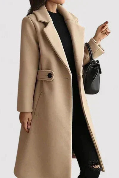 Solvane | Women's Belted Longline Winter Coat