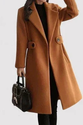 Solvane | Women's Belted Longline Winter Coat