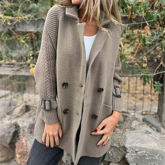 ISOLA - Mid-Length Double-Breasted Coat
