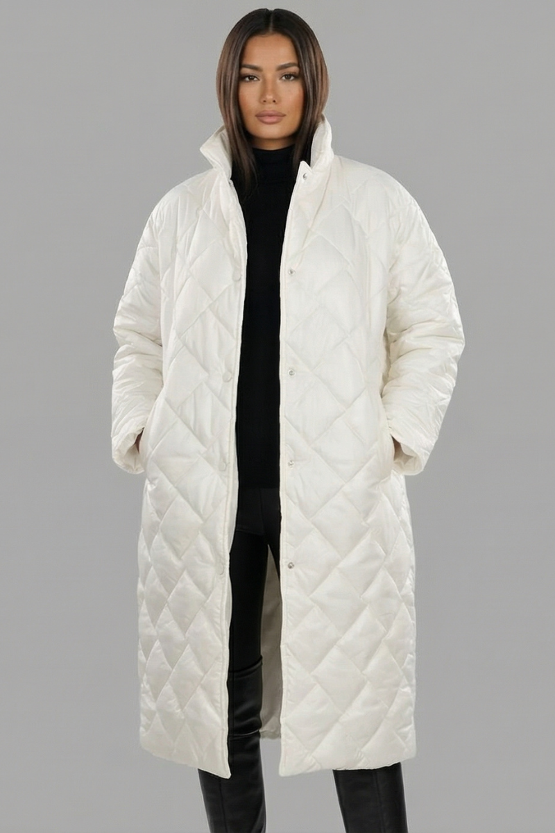 Sylvara | Women's Reversible Quilted Puffer Coat
