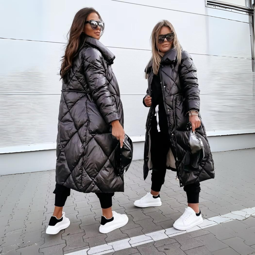 Tamsin | Women's Long Quilted Puffer Jacket
