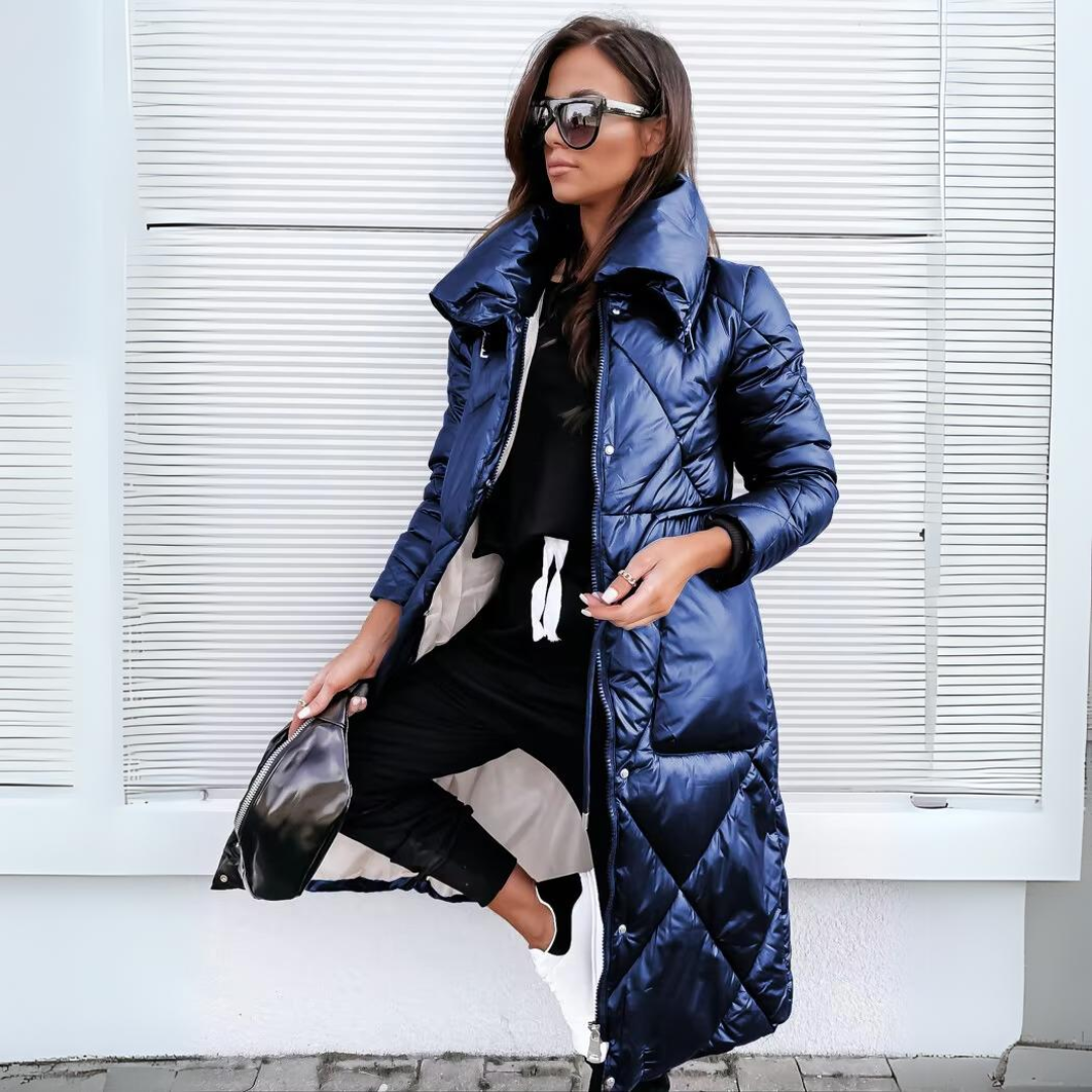 Tamsin | Women's Long Quilted Puffer Jacket