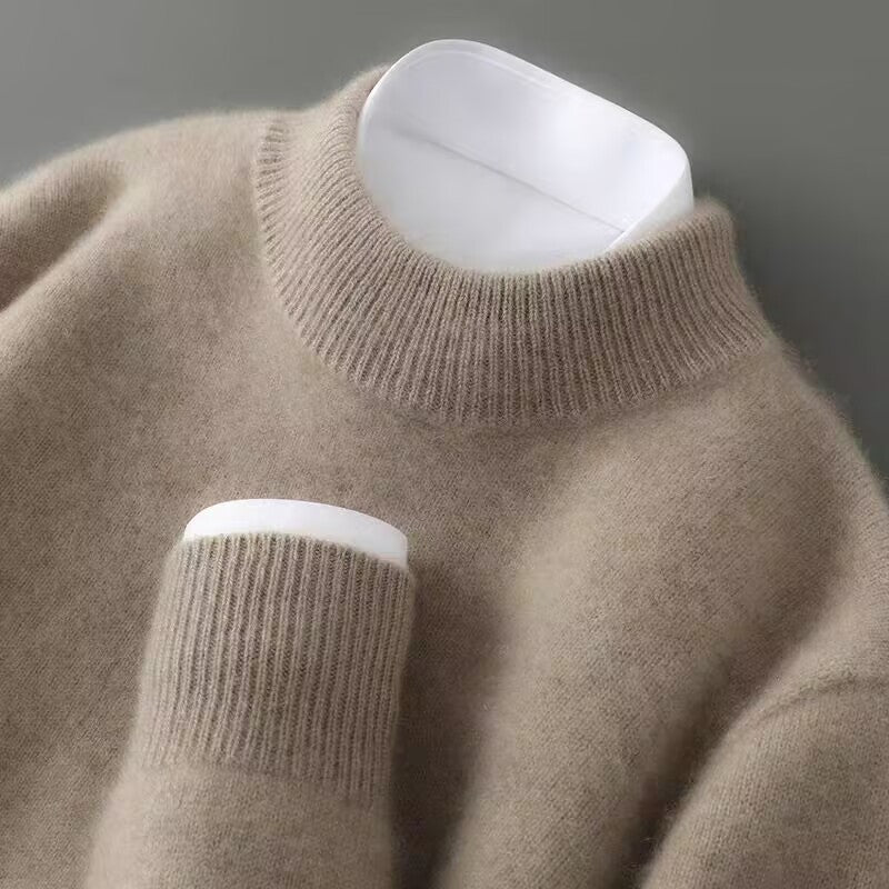 Thessaly | Women's Soft Mock Neck Knit Sweater