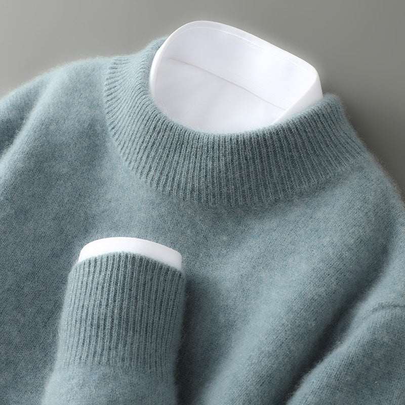 Thessaly | Women's Soft Mock Neck Knit Sweater