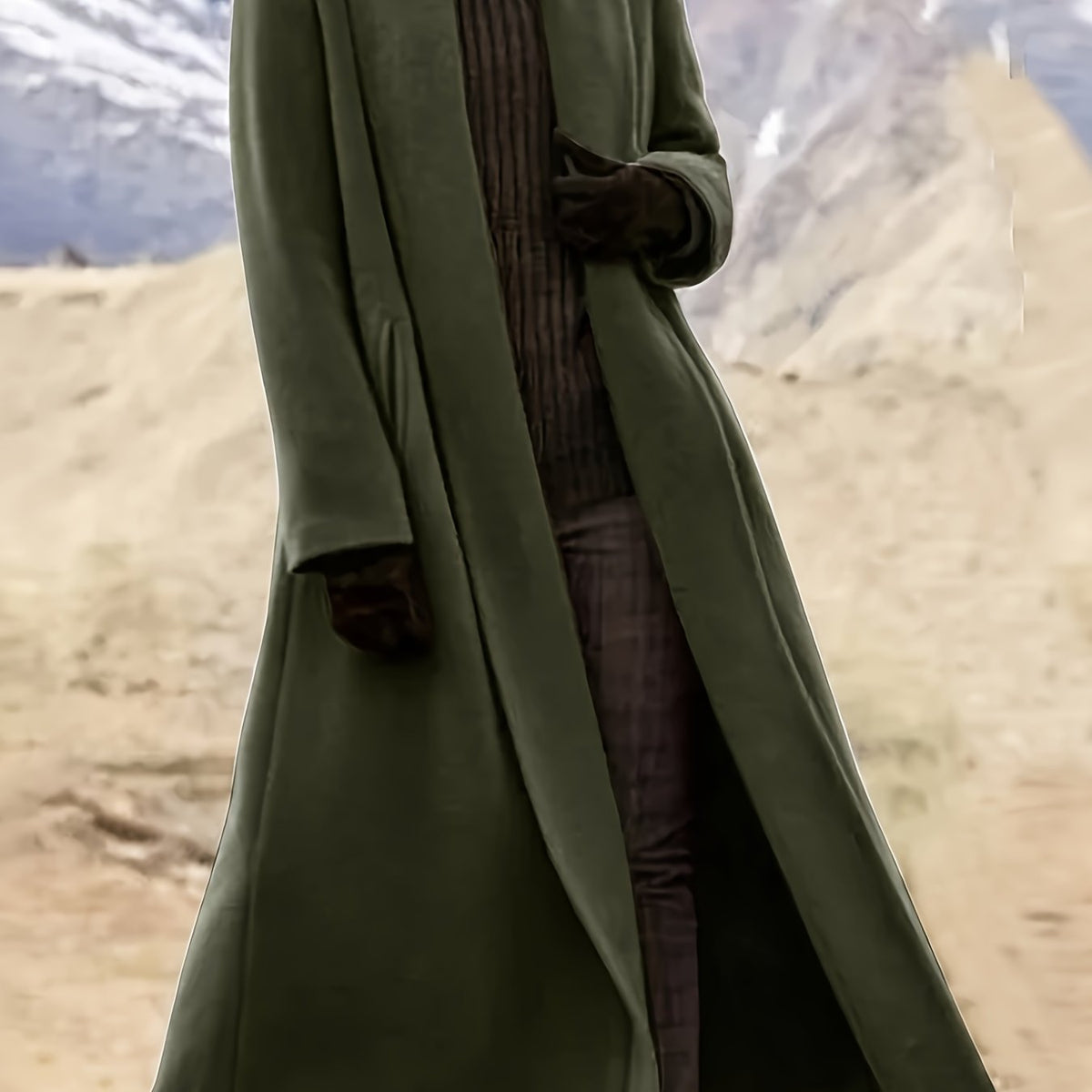 Threnelle | Women's Long Open Front Coat