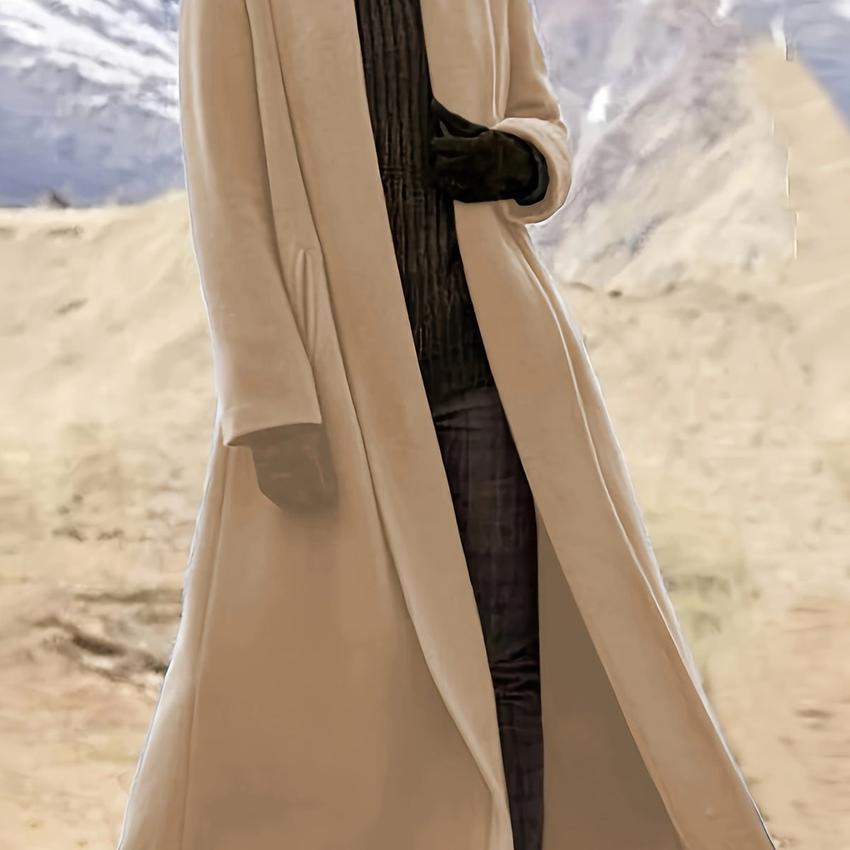 Threnelle | Women's Long Open Front Coat