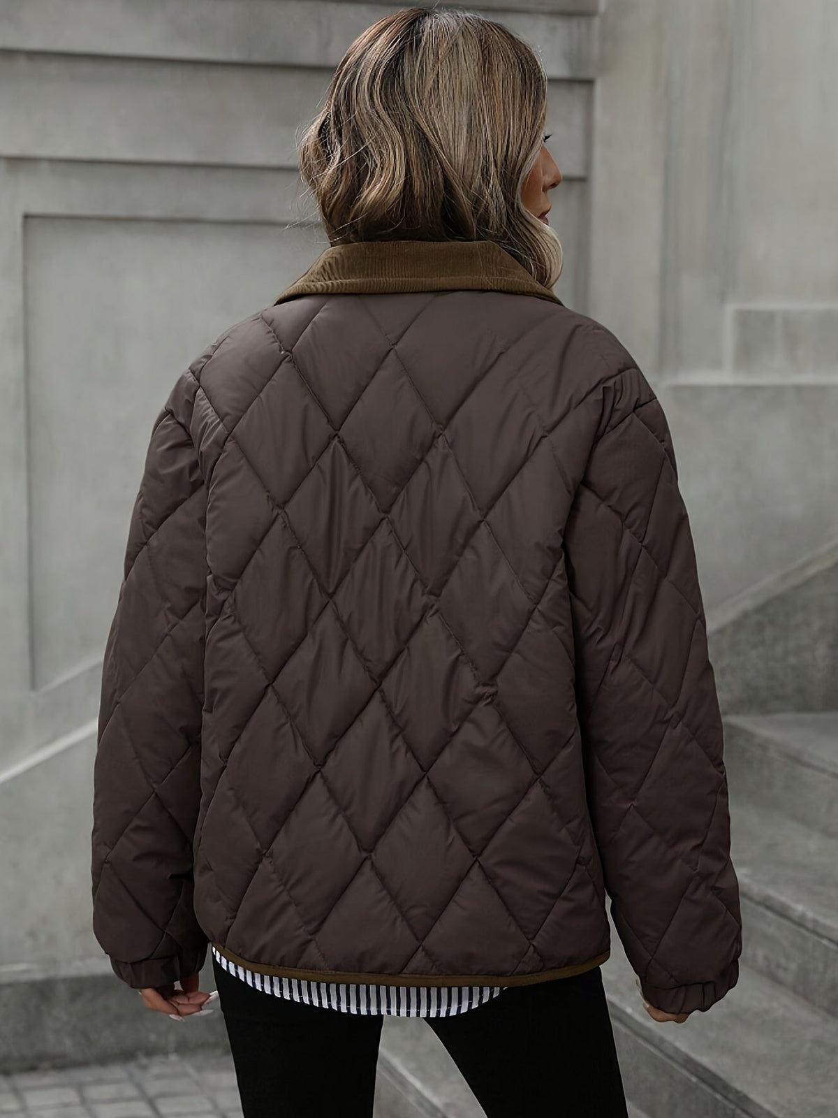 Trevaine | Women's Diamond Quilted Puffer Jacket