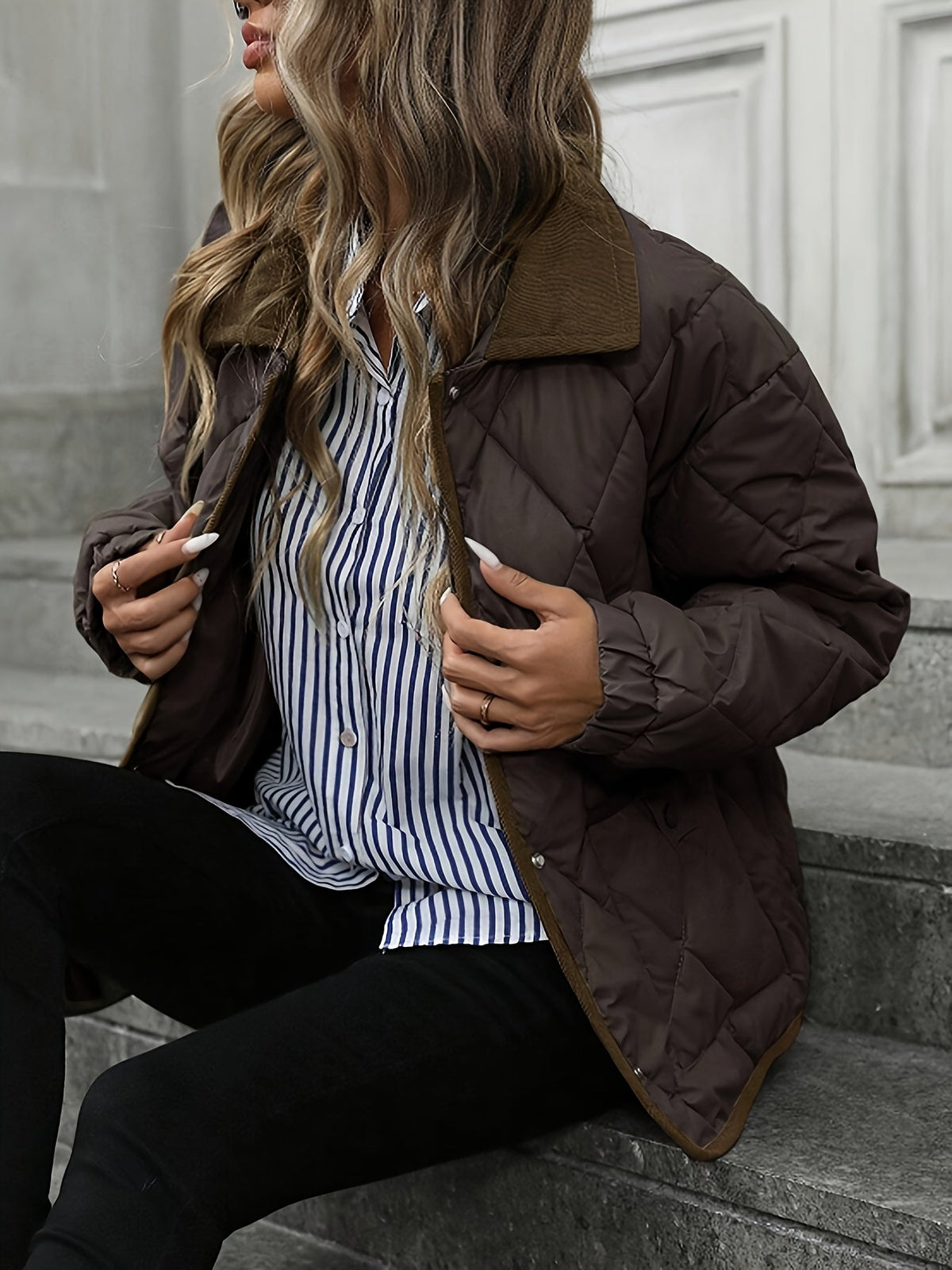 Trevaine | Women's Diamond Quilted Puffer Jacket