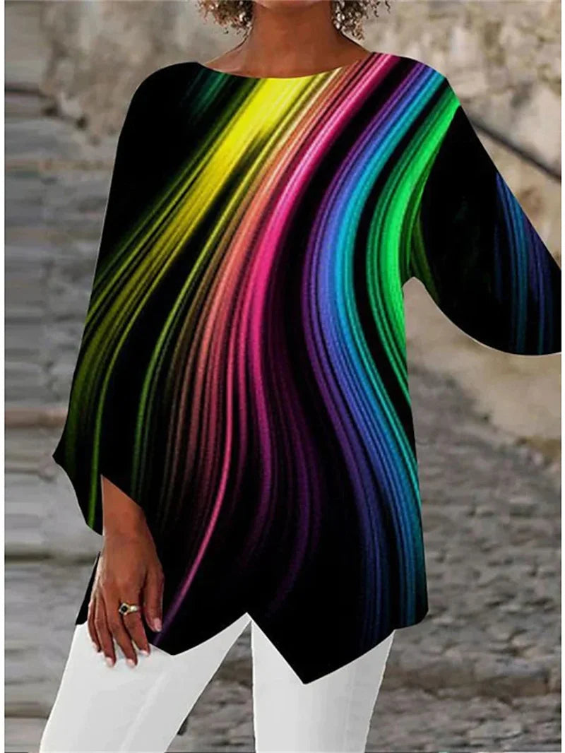 Vantrell | Women's Butterfly Print Tunic Top