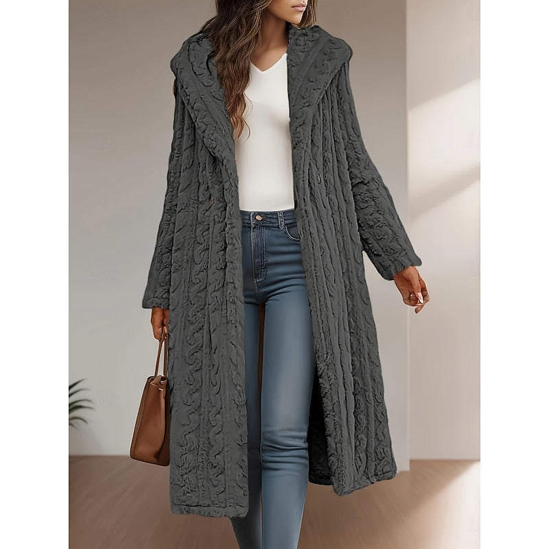 Varlowe | Women's Hooded Long Faux Fur Winter Coat