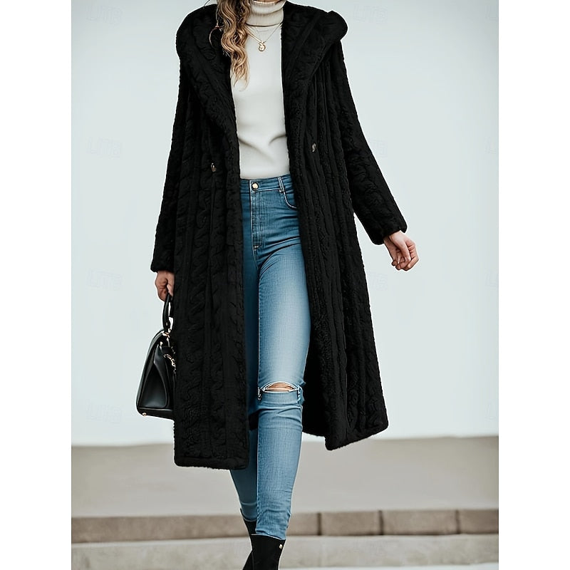 Varlowe | Women's Hooded Long Faux Fur Winter Coat