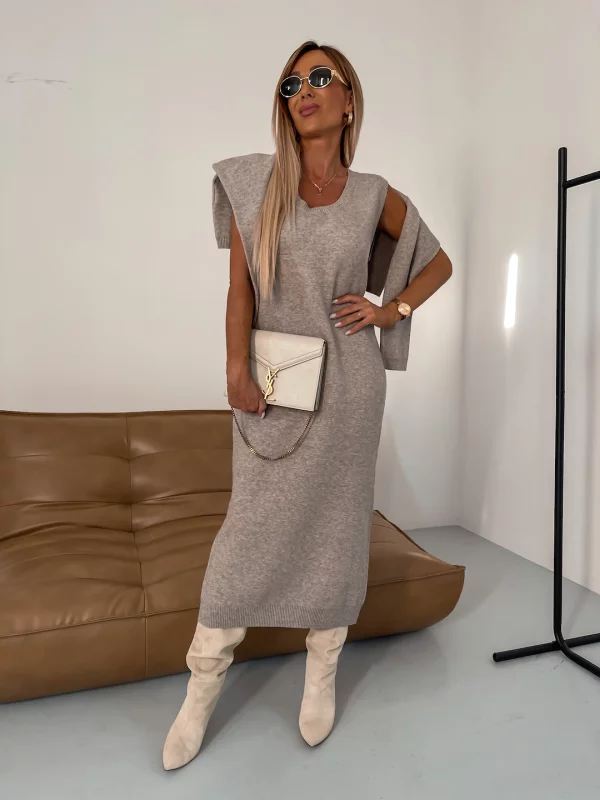 Selyn | Women's Turtleneck Sweater Dress Two-Piece Set