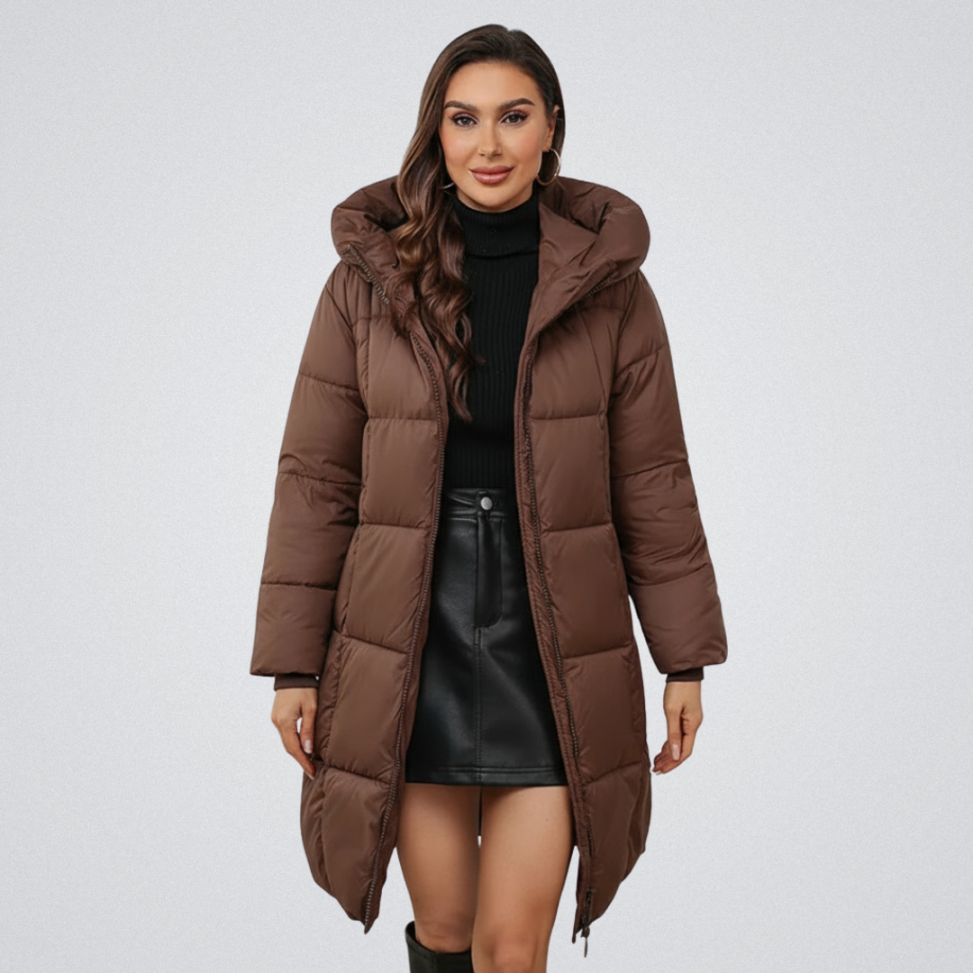 Verana | Women's Hooded Long Puffer Coat