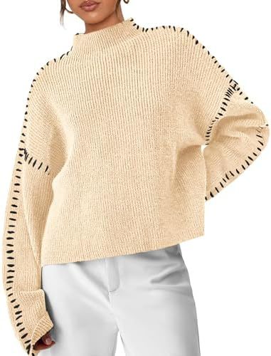 Verity | Women's Oversized Mock Neck Sweater