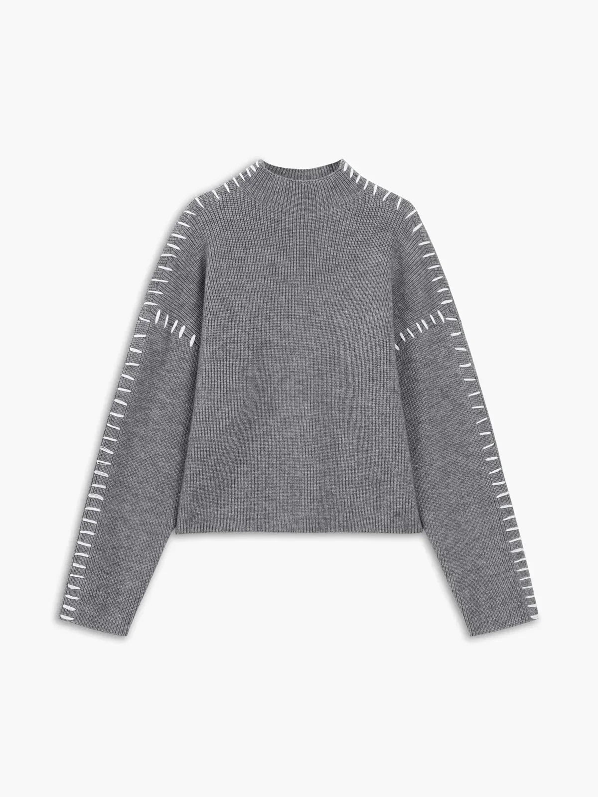Verity | Women's Oversized Mock Neck Sweater