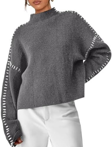 Verity | Women's Oversized Mock Neck Sweater