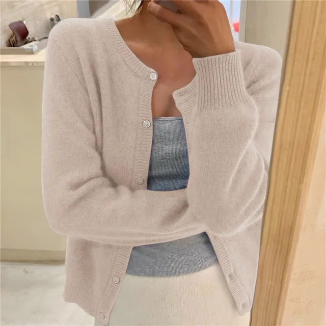 Vespine | Women's Knit Button-Front Cardigan
