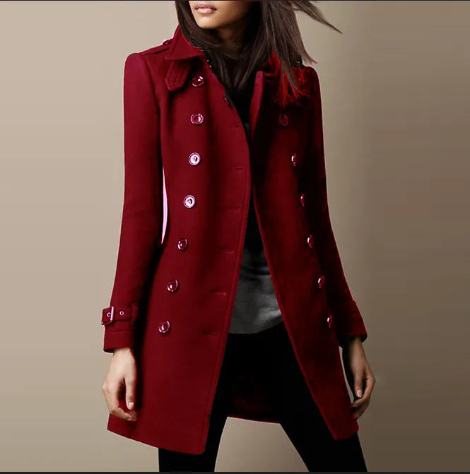 Vordaine | Women's Double-Breasted Winter Coat