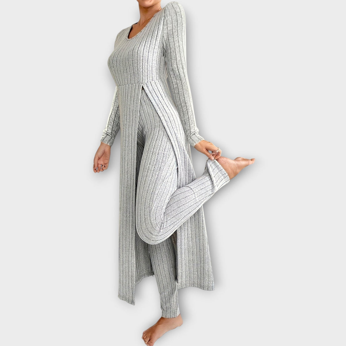 Vornash | Women's Ribbed Knit Loungewear Set