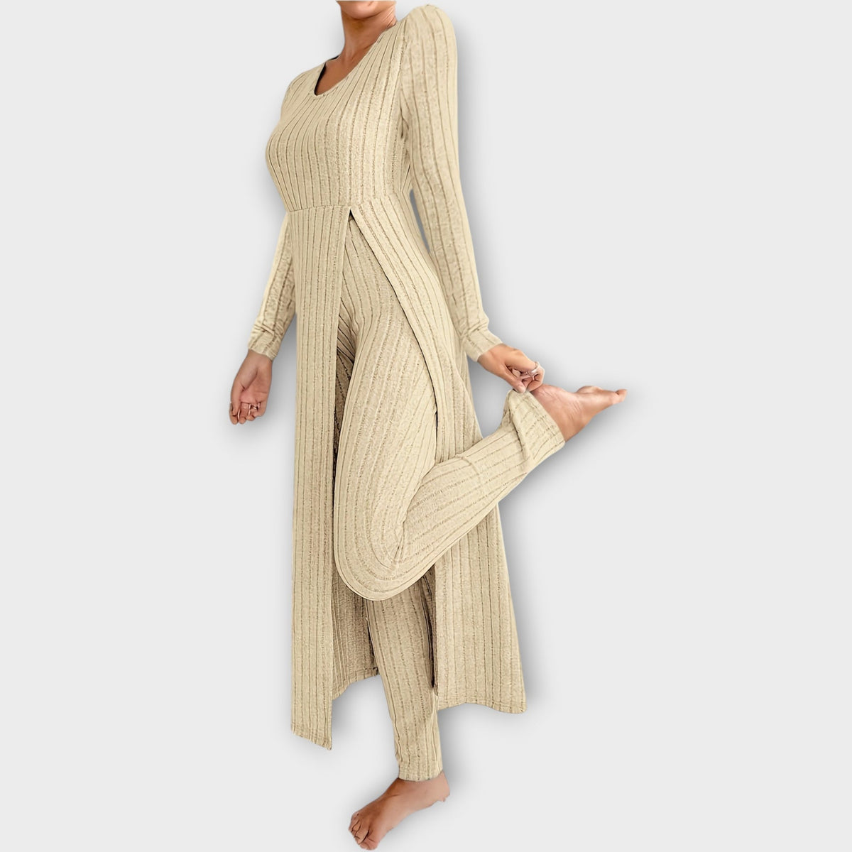 Vornash | Women's Ribbed Knit Loungewear Set