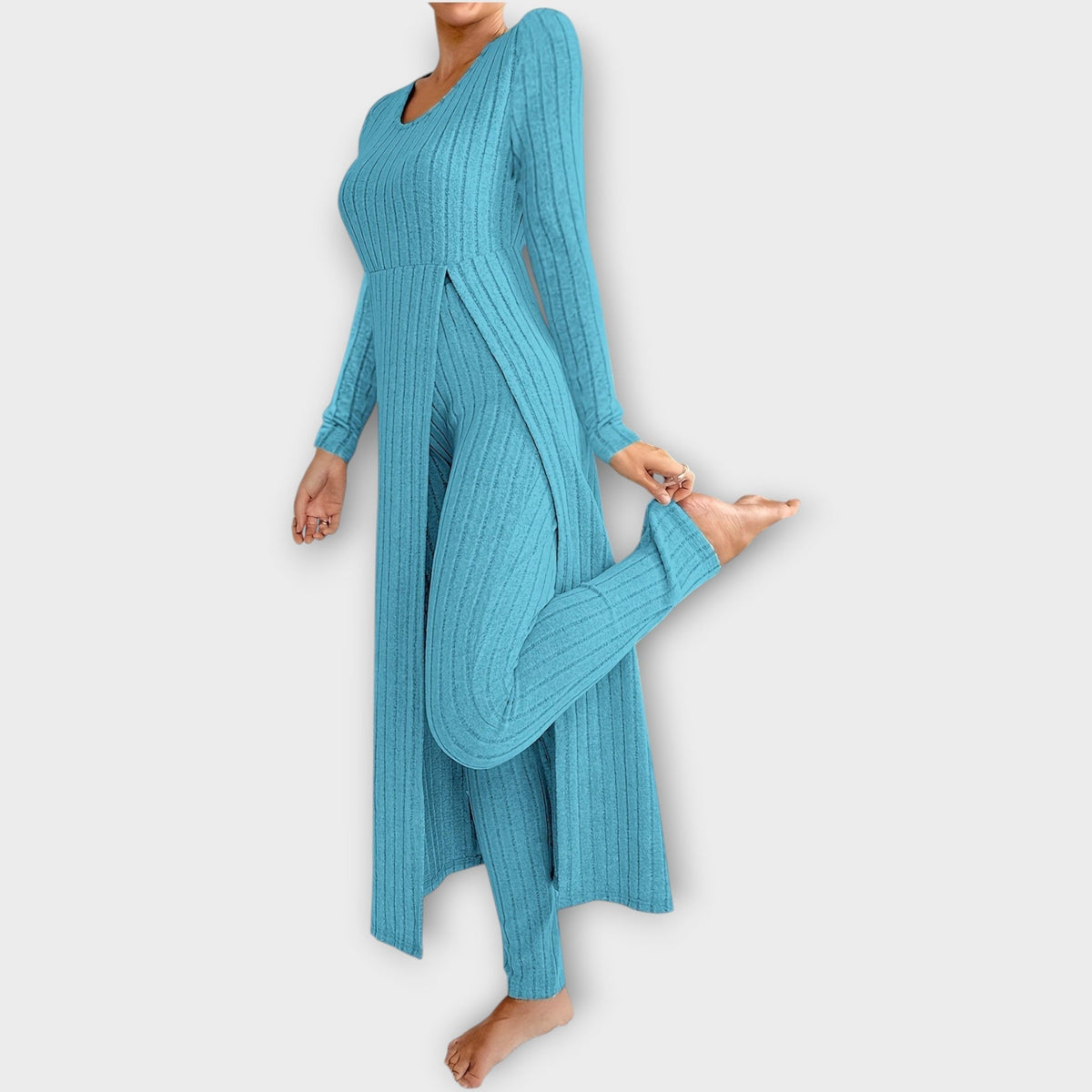 Vornash | Women's Ribbed Knit Loungewear Set