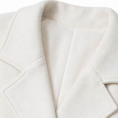 Vossara | Women's Winter Coat Double-Breasted Peacoat