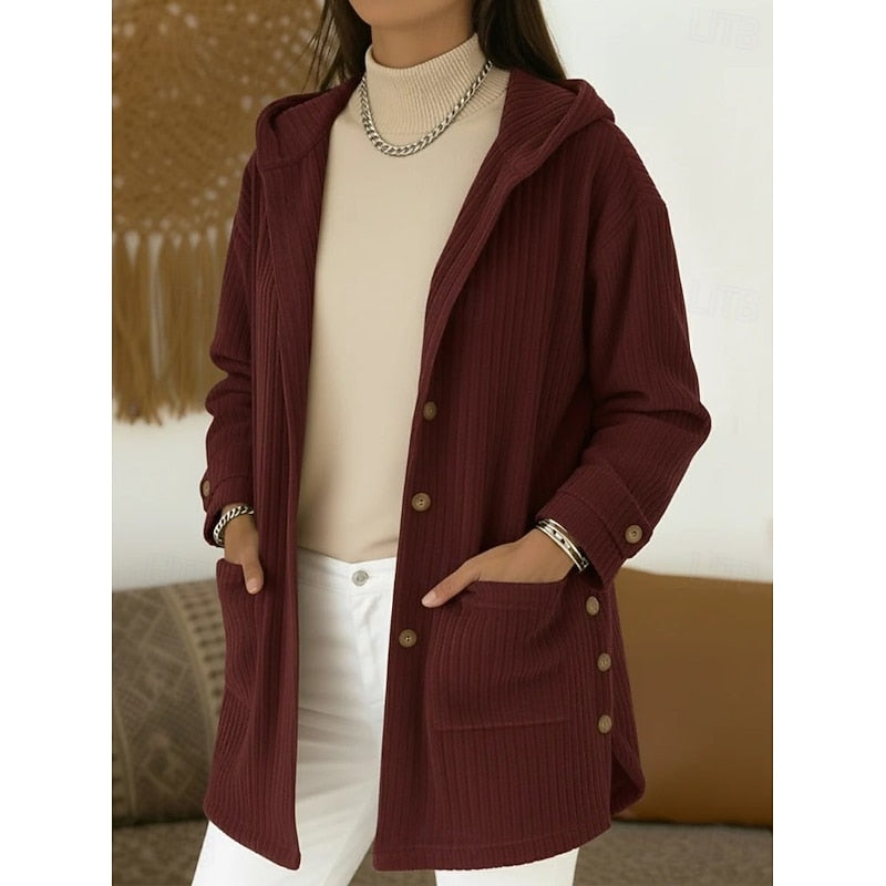 Vosslyn | Women's Hooded Cardigan Coat