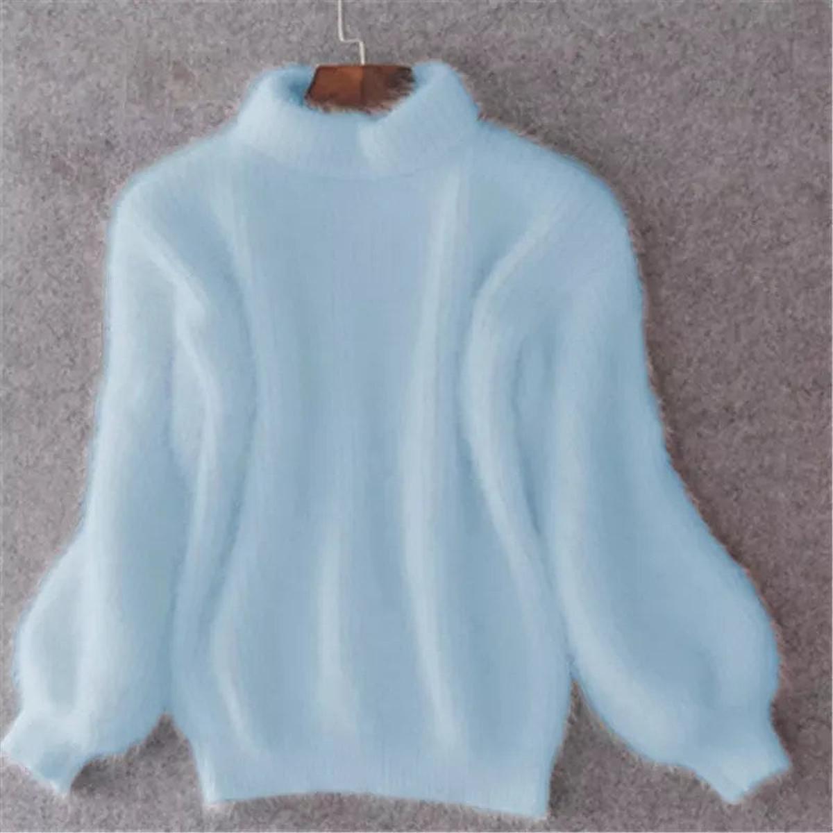 Vrenova | Women's Fluffy Turtleneck Sweater
