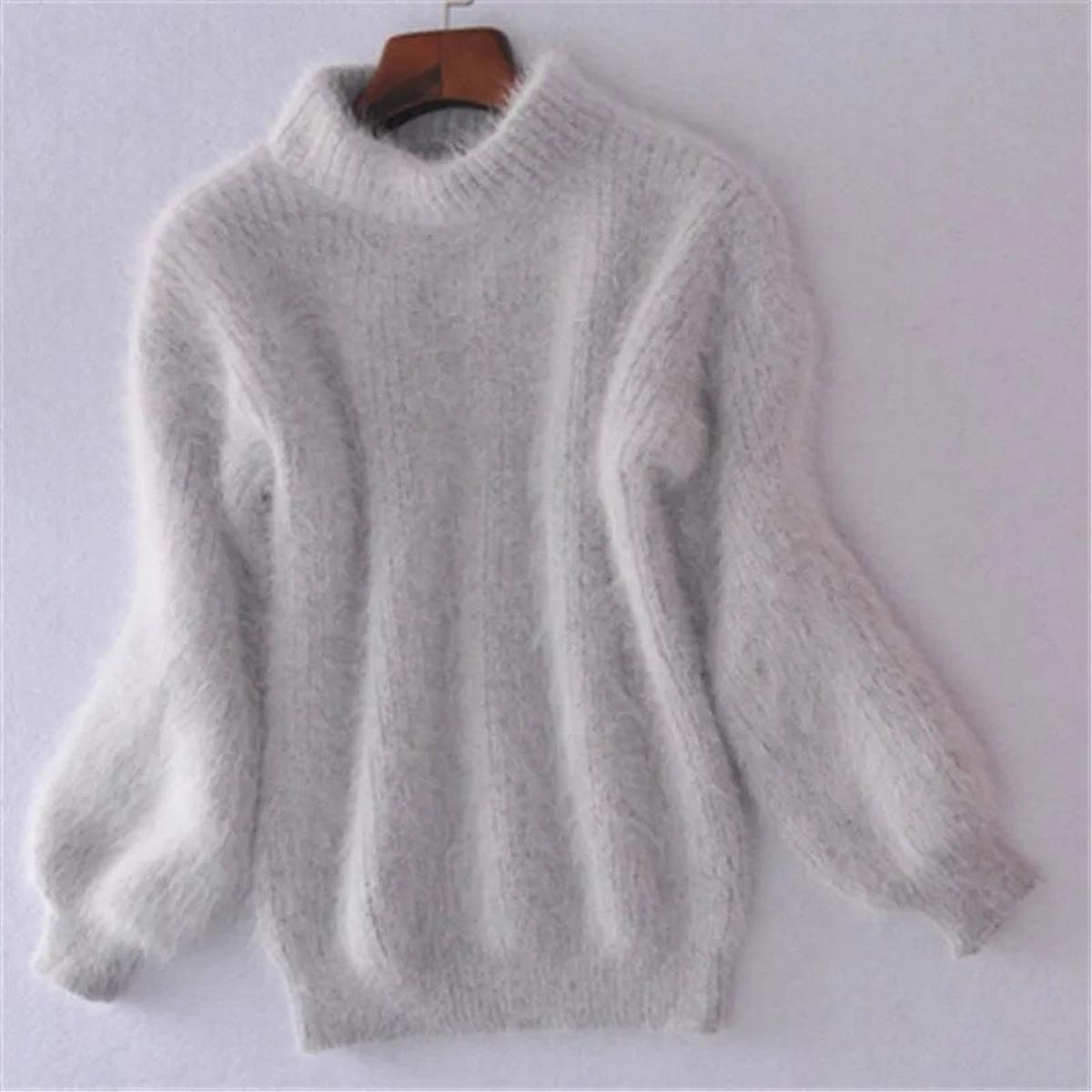Vrenova | Women's Fluffy Turtleneck Sweater