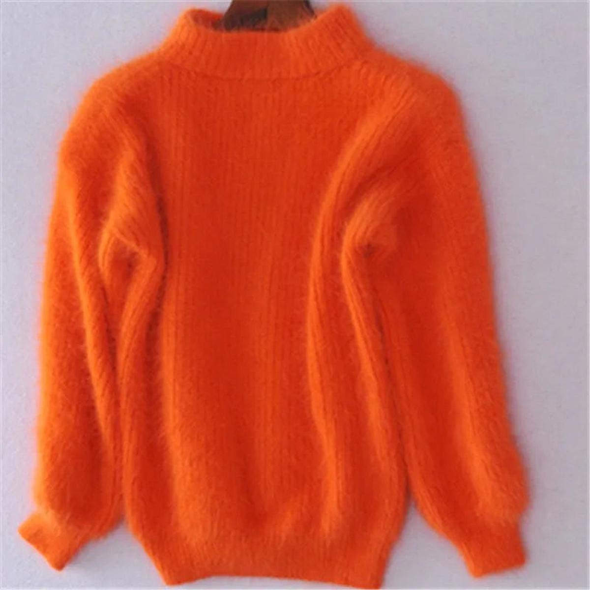 Vrenova | Women's Fluffy Turtleneck Sweater