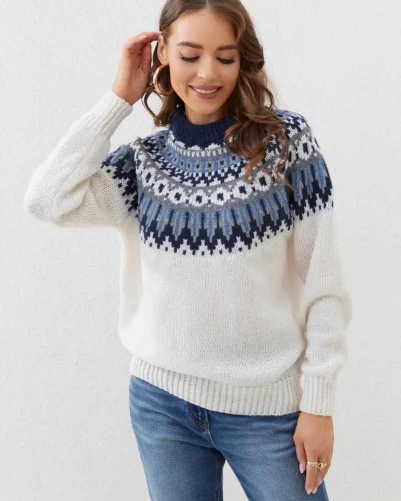 Wrenara | Women's Fair Isle Christmas Sweater