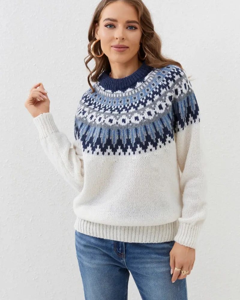 Wrenara | Women's Fair Isle Christmas Sweater