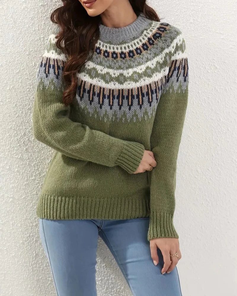 Wrenara | Women's Fair Isle Christmas Sweater