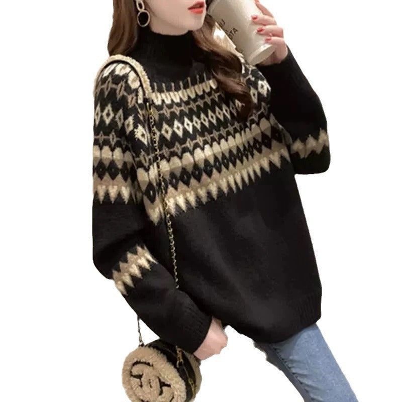 Wrenova | Women's Christmas Fair Isle Sweater