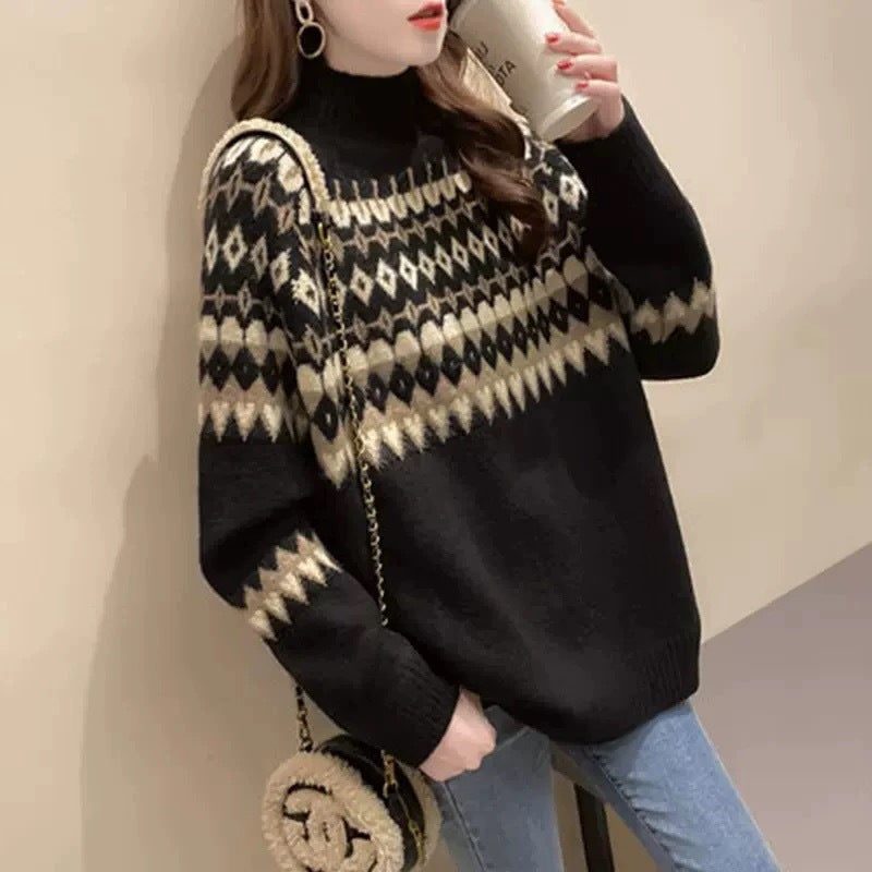Wrenova | Women's Christmas Fair Isle Sweater