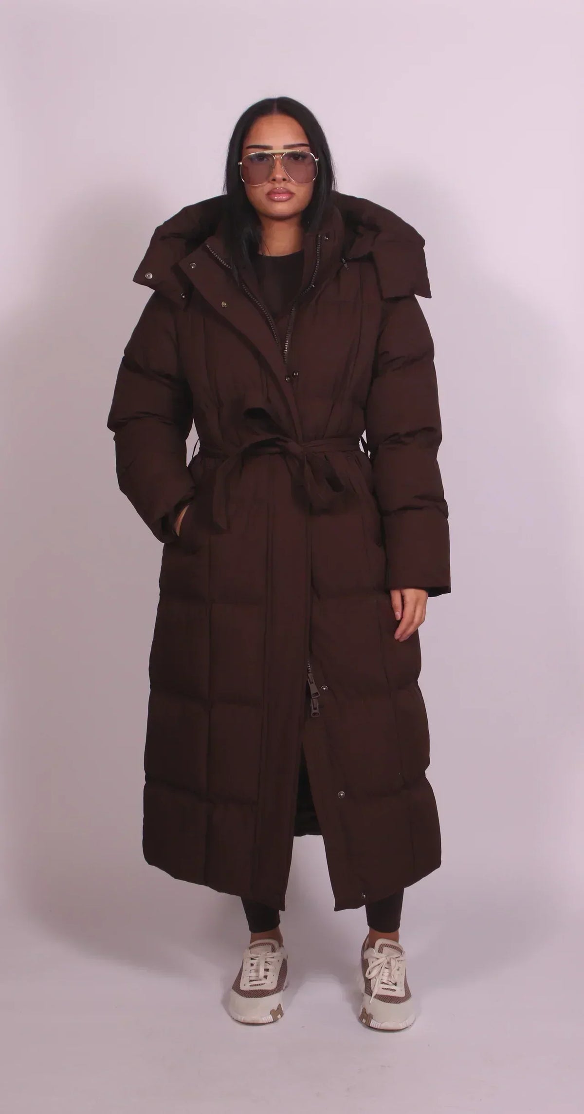 Wrenova | Women's Hooded Long Puffer Jacket
