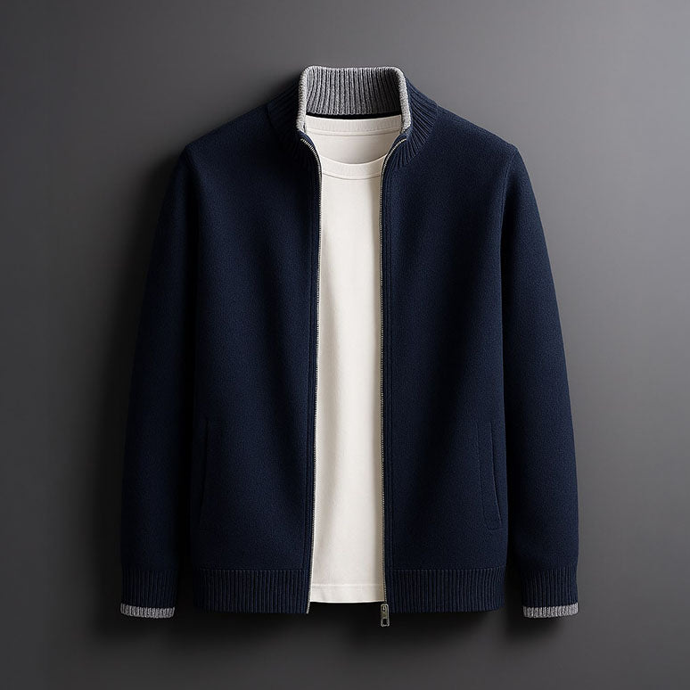 Robbie – Knitted Zip Jacket