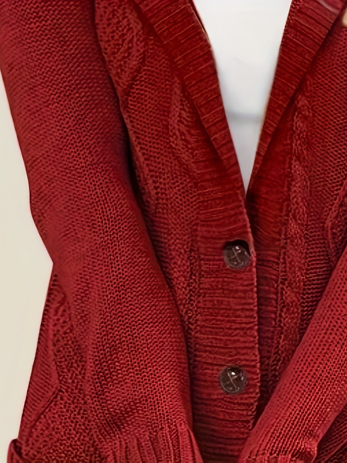 Zolvara | Women's Hooded Cable Knit Cardigan