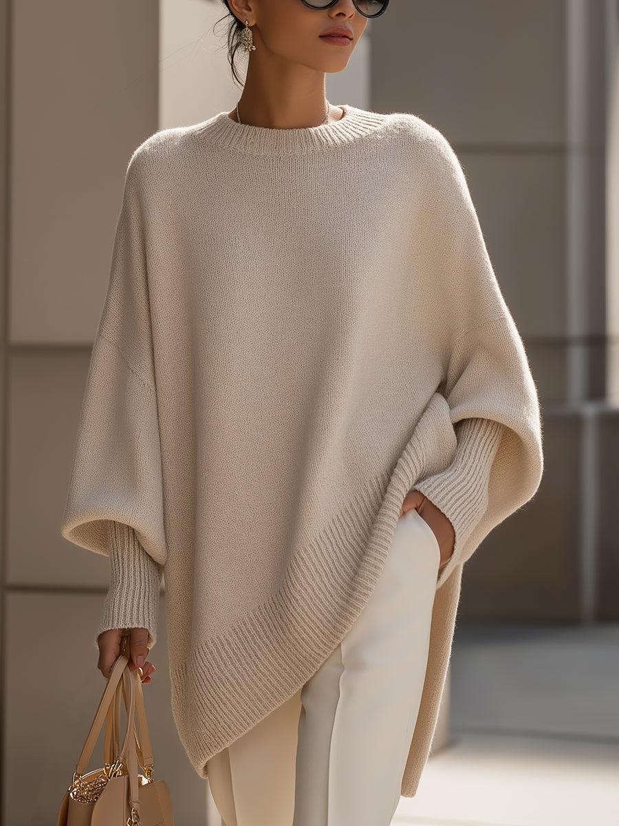 Relaxed Oversized Drop Shoulder Sweater