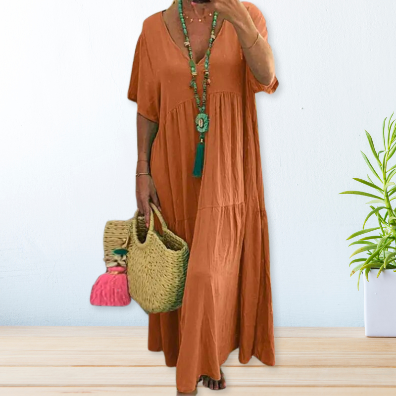 Clover | Women's Draped Elegant Dress