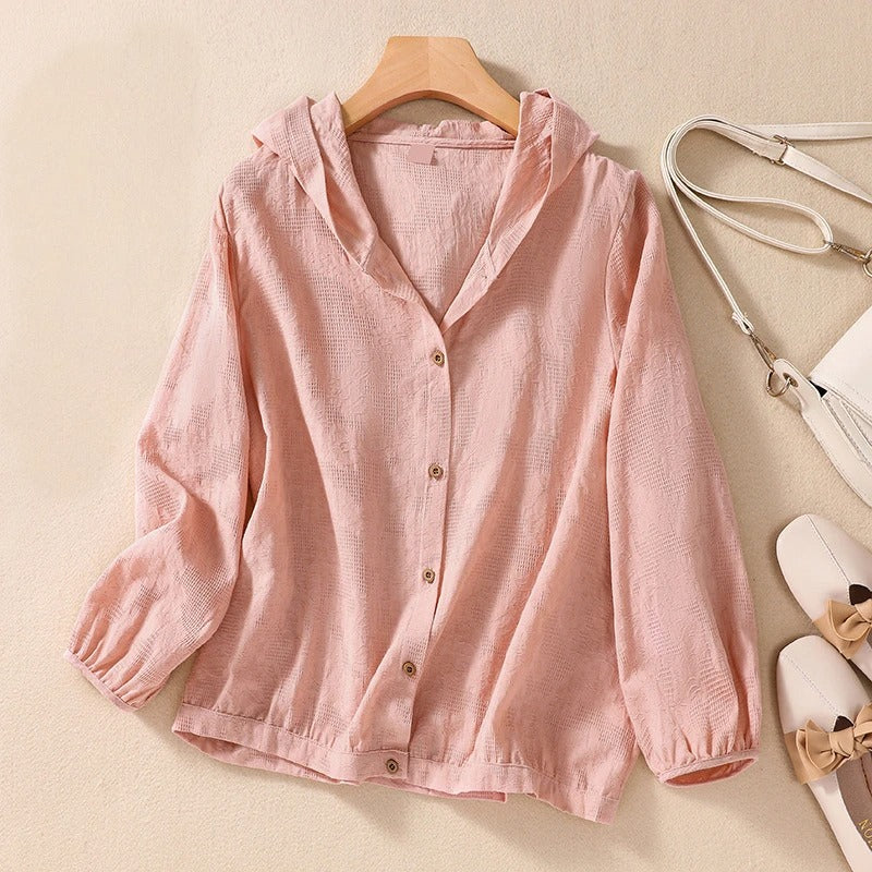 Miri™ | Relaxed Hooded Shirt