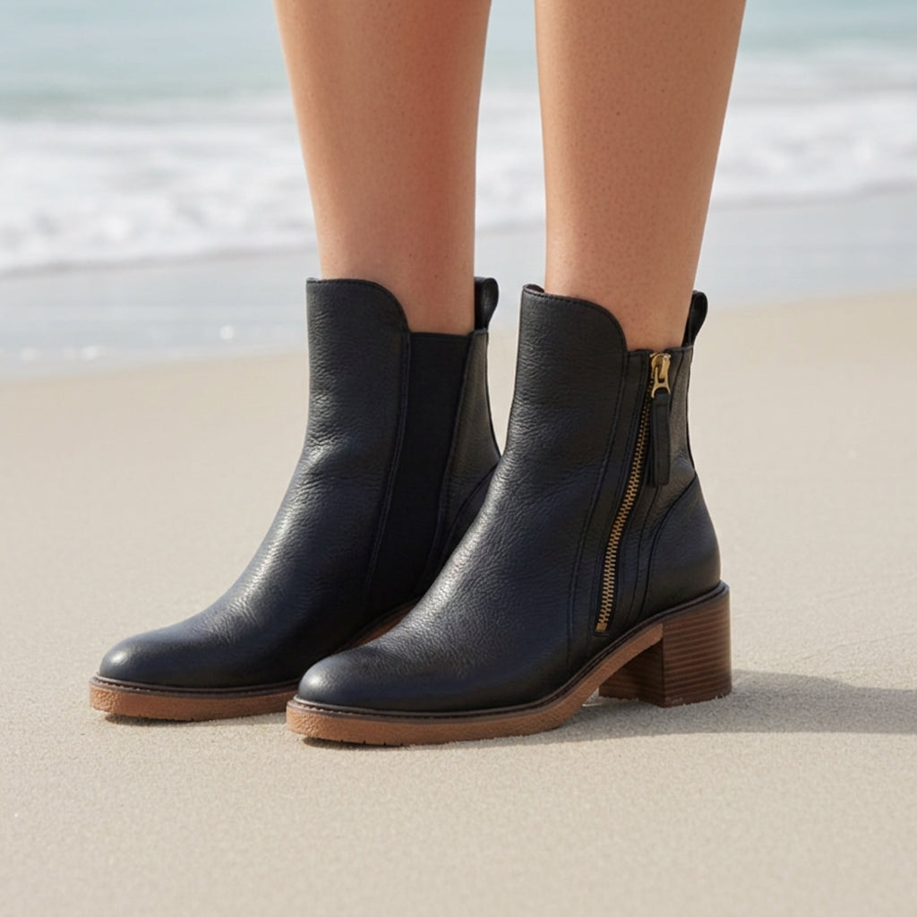 Effortless Side Zip Ankle Boots