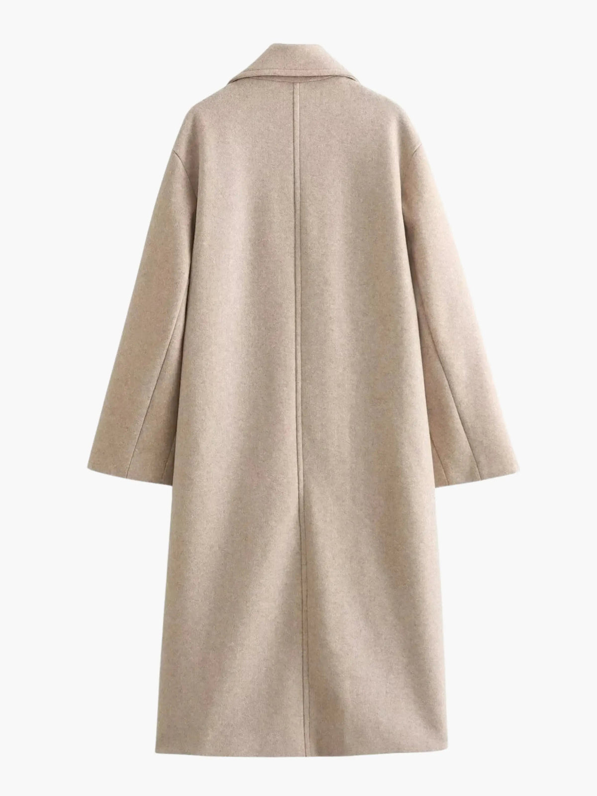 Timeless Double-Breasted Camel Coat