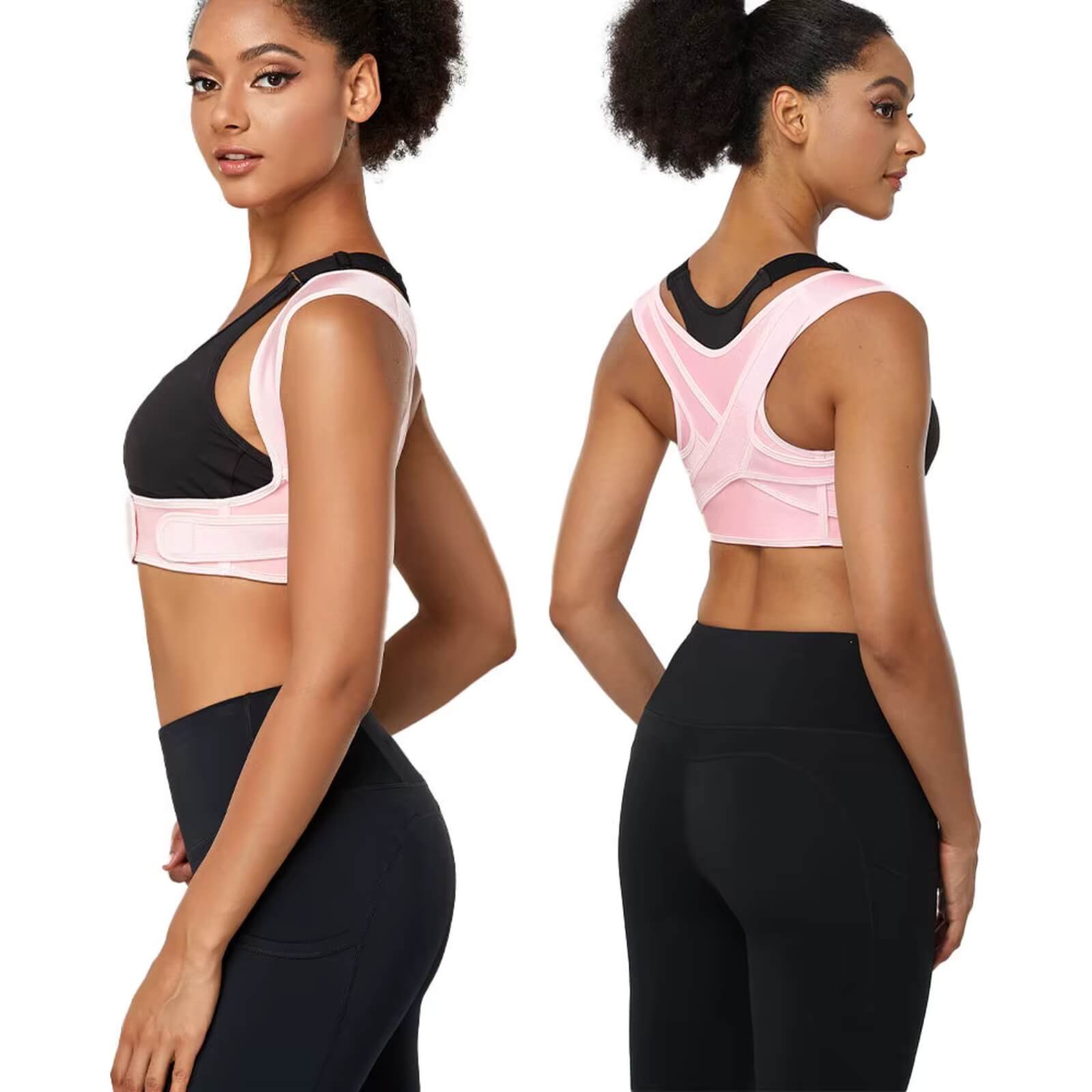Ergonomic Posture Support Brace - Breathable Back & Shoulder Support
