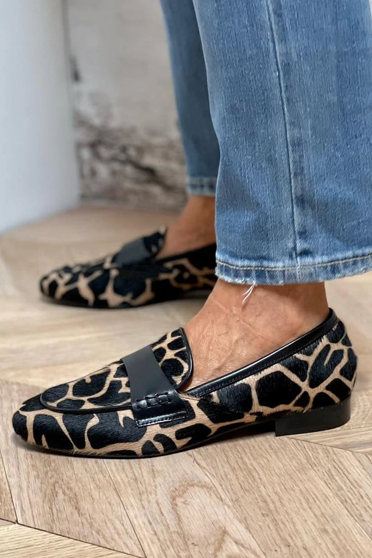 Edith™ | Animal Print Loafers